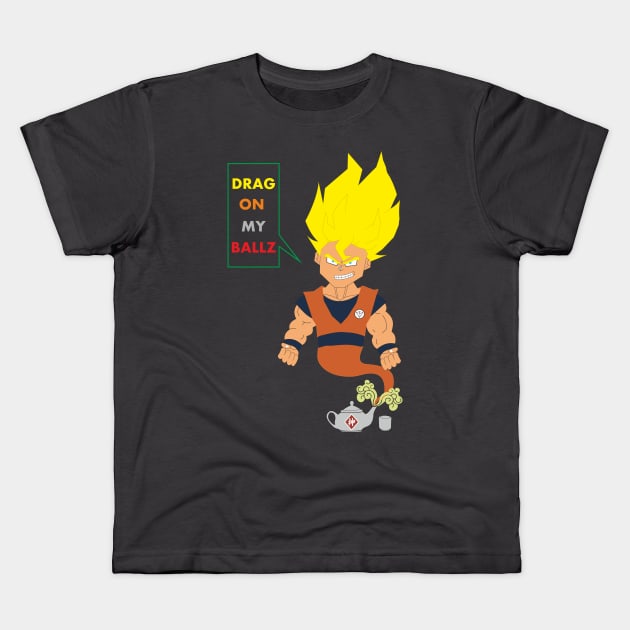 DragOn(my)BallZ Kids T-Shirt by Charlie_Vermillion